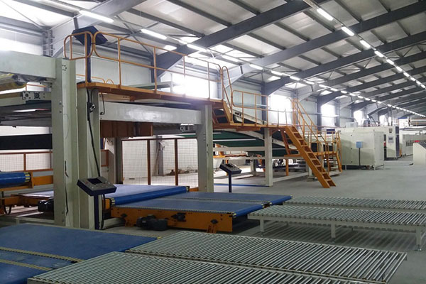 WXWJ Series Automatic 3/5/7 ply corrugated cardboard production line
