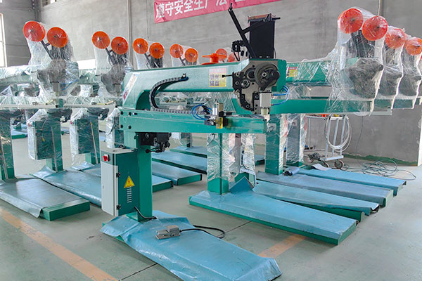 WX-GDJ series manual servo control arm stitcher machine